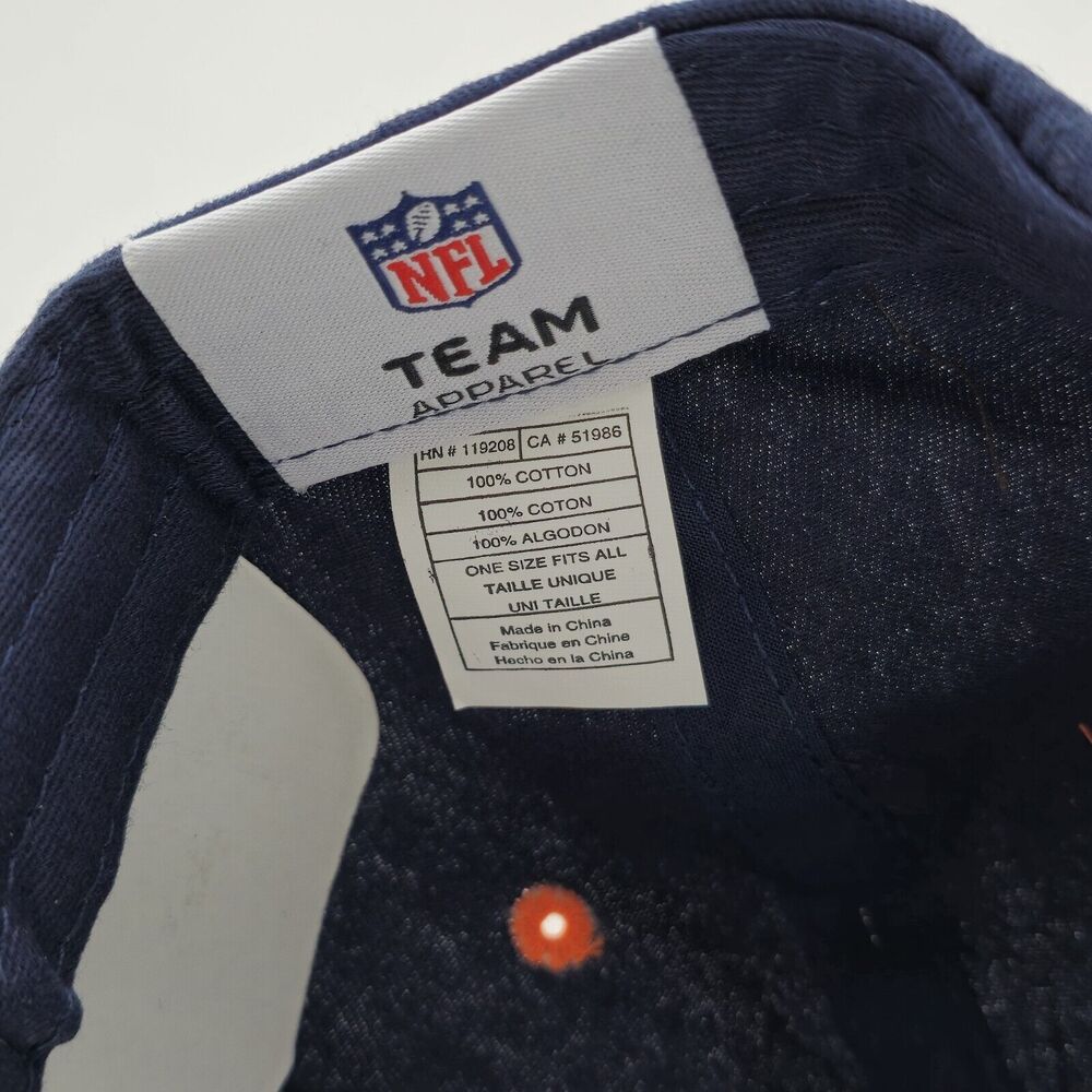 Denver Broncos Hat Cap NFL Team‎ Apparel Orange Logo Adjustable Snap Back - Picture 11 of 12